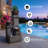 Outdoor Water Fountain Tiered Cascading Jar Waterfall Resin Garden Patio Decor with LED Lights