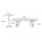 Cream style simple modern marble coffee table