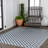 Aimee Traditional Cottage Checkerboard Navy/Cream Indoor/Outdoor Rug-475016652