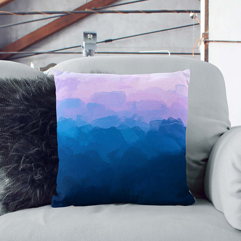 Abstract Square Throw Cushion, 40cm H x 40cm W x 15cm D
