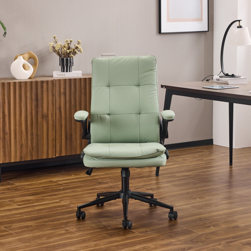 Chaise de bureau pivotante 25,6 po, Vert