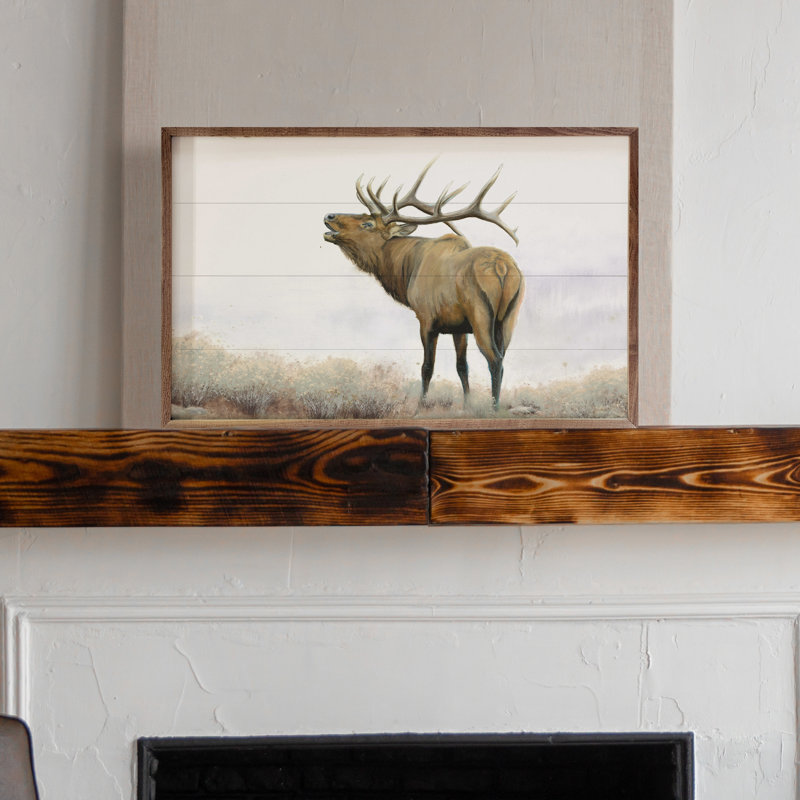 Majestic Elk Brown par James Wiens, H 10 po x l 16 po