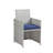 9Pcs Fabric & Wicker Bistro Set
