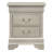 LouisPhillipe 2-Drawers Nightstand, Silver Champagne-649461752