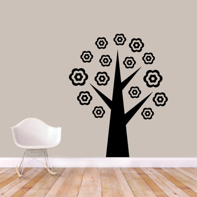 Plants & Flowers Non-Wall Damaging Wall Decal
