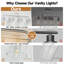 Applique murale industrielle 28 po à 4 lumières 28 po avec miroir-152509797