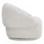  Chaise pivotante rembourrée