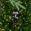 Ensemble de 4 figurines de Noël The Nutcracker Suite - 5,25 po - rouge et bleu