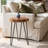 Aukeem Solid Wood Top End Table-228806089