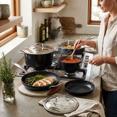 Alva Maestro Ceramic Nonstick 12-Piece Cookware Set