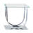 Acelynn Glass Top End Table