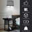 58'' Tray Table Floor Lamp with USB and Outlet