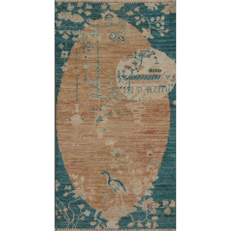 Tapis oriental Art Deco Animal, L 48 po x l 24 po