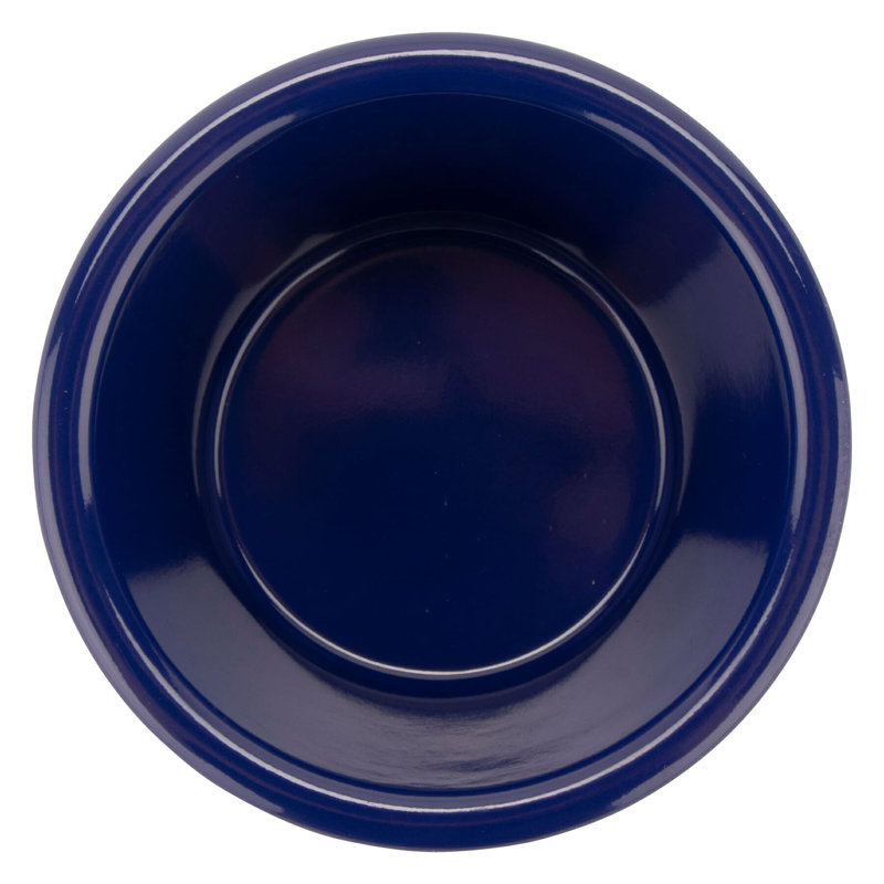 GET Plat de cuisson en mélamine et ramequin, Bleu