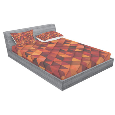 Microfiber Geometric Sheet Set