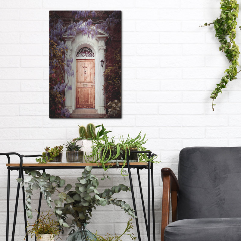 Latitude Run® ' Dream Home' by Irene Suchocki, Metal Wall Art, 12"x16", 16" H x 12" W