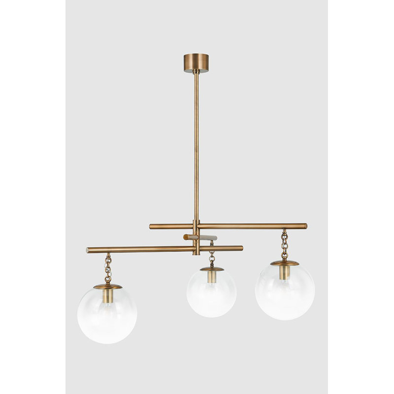 Lustre 3 lumières Wade, H 20,75 po x l 44,25 po x P 44,25 po