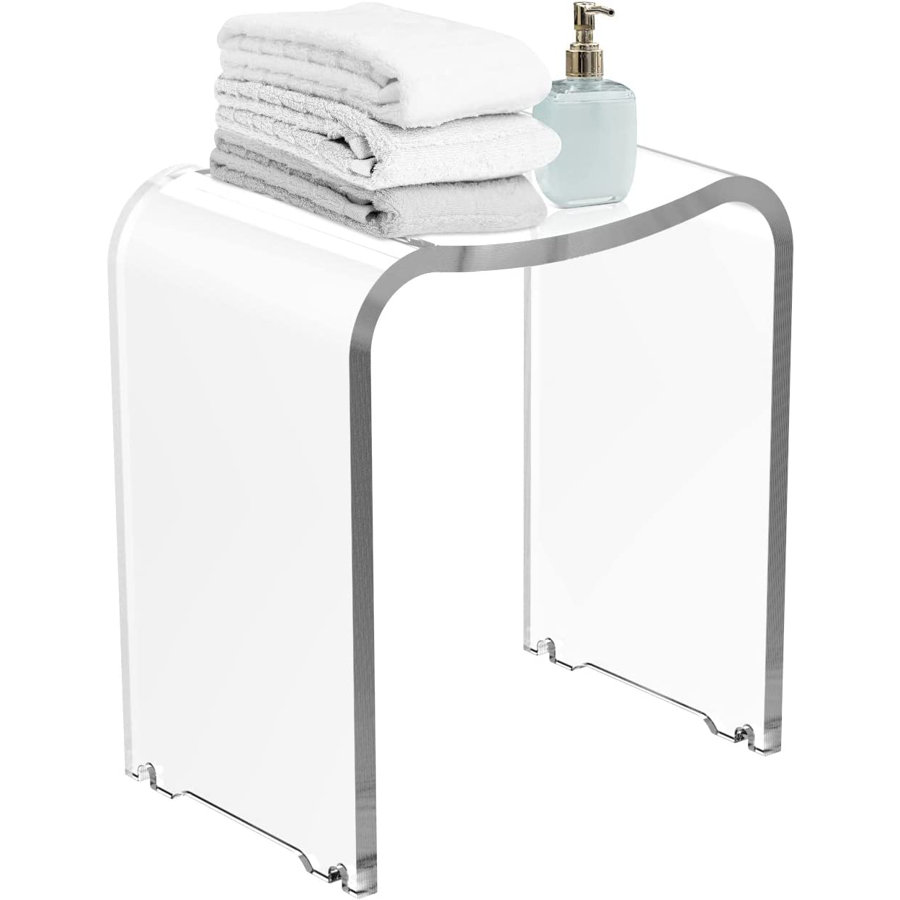 Jozelyn 20.9'' W Acrylic Shower Bench