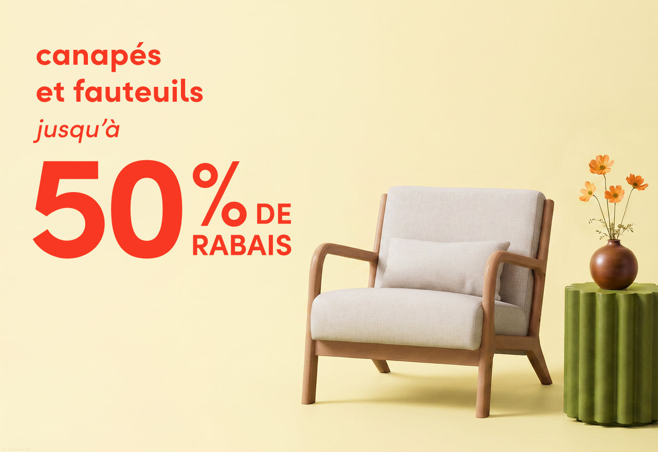 canapés et fauteuils en solde