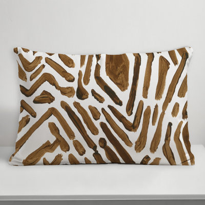Abstract Outdoor Reversible Throw Pillow