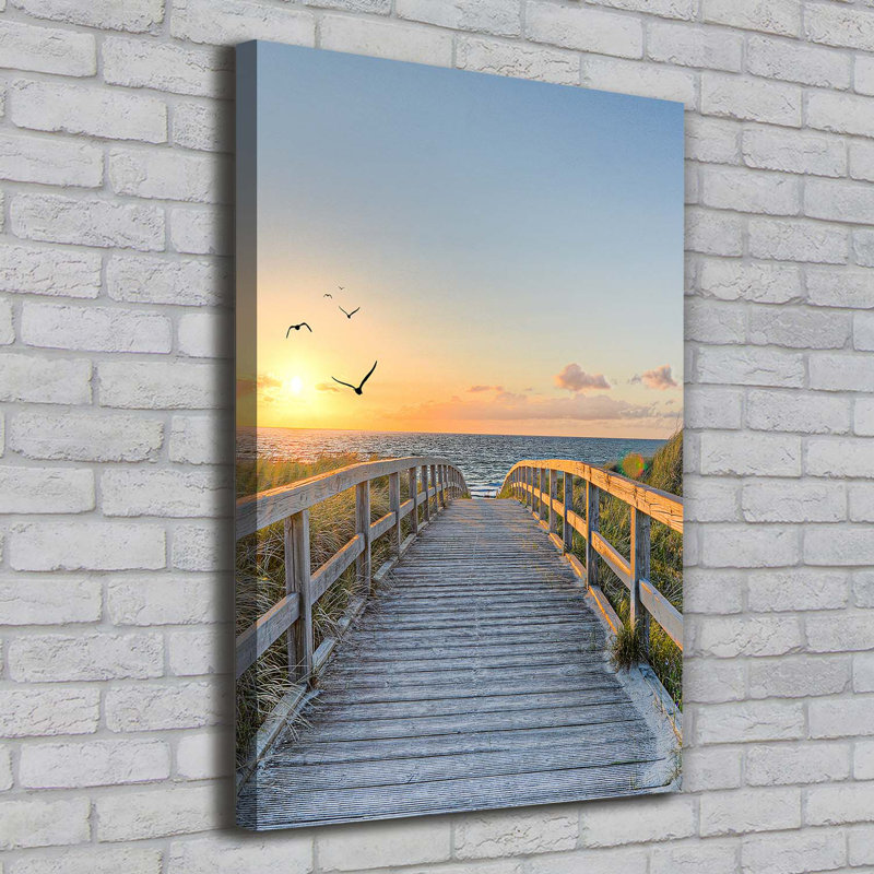 Path To The Beach - Wrapped Canvas Print