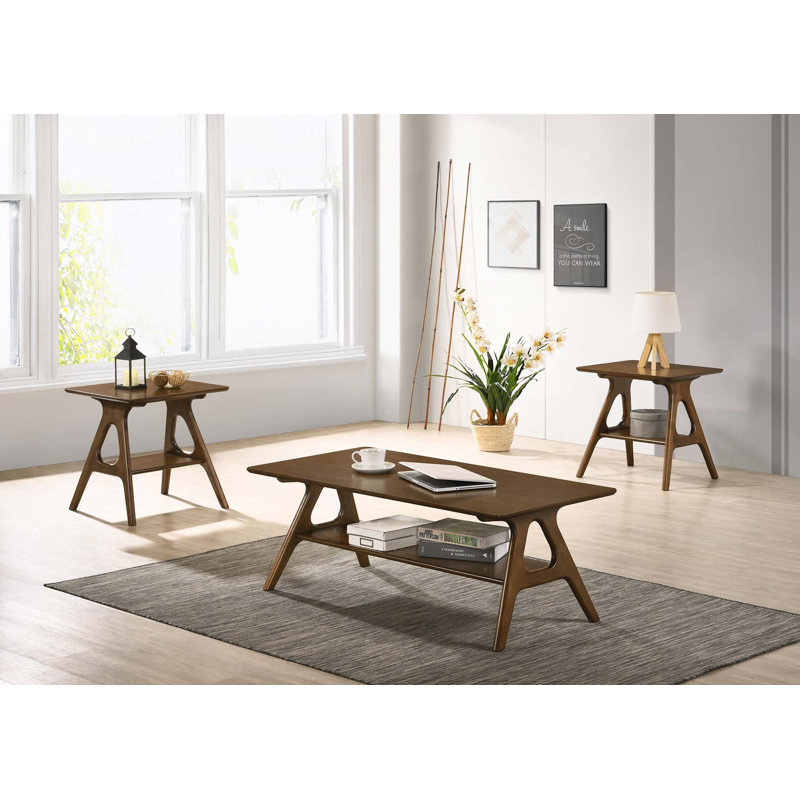 Ensemble de tables basses 3 pièces Mid-Century