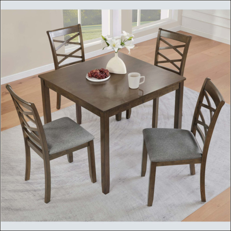 Ensemble de table de salle à manger 5 pièces Elegant Elegant
