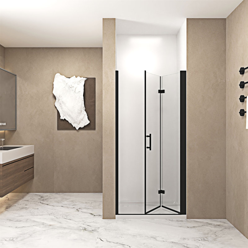 Tempered Glass Bifold Shower Door