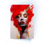 Femme dorée et rouge, ensemble d'art mural -96779194