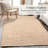 Aufmann Handwoven Jute and Cotton Area Rug - Natural Rug, Farmhouse Accent Rug for Living Room, Bedroom or Entryway, Ivory 4' X 6'-647438959
