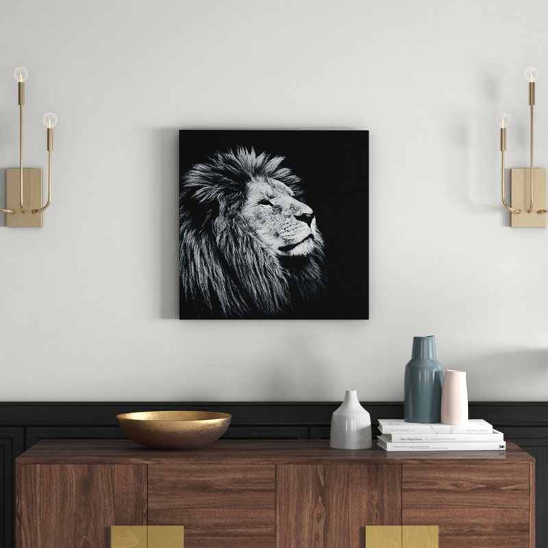 Majesty 1 Piece Wall Art, 40cm H x 40cm W, Yellow