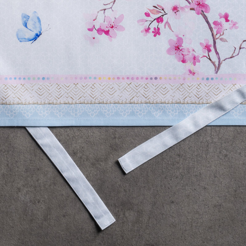 Floral Cotton Bib Apron