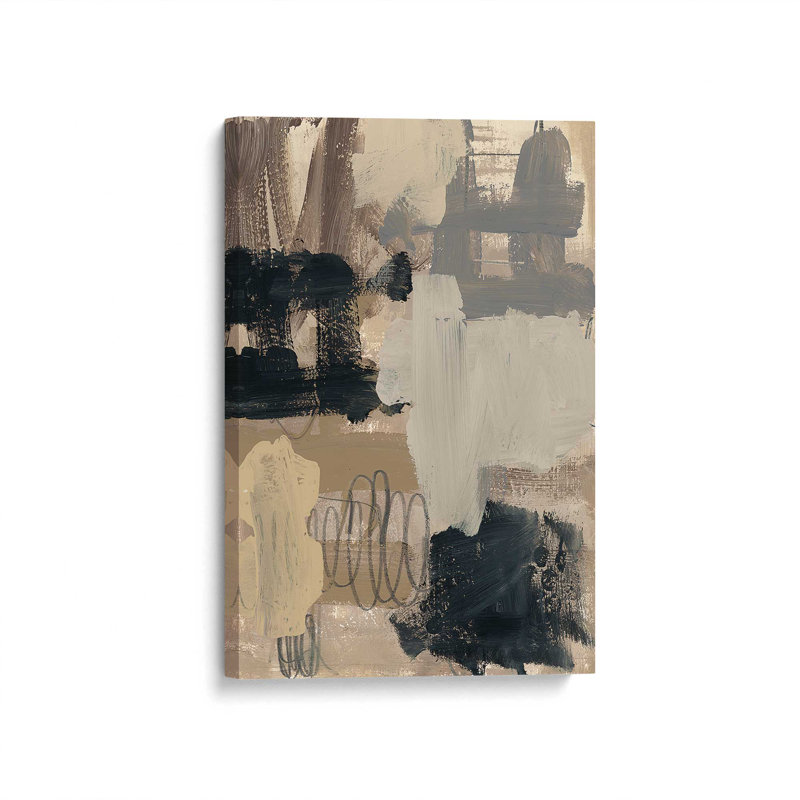 Terre et ombre I, toile tendue, H 18 po x l 12 po