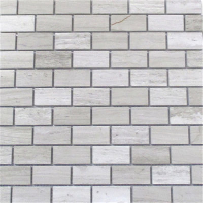 Carreau de mosaïque en marbre 12 po x 12 po