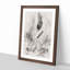 Cracked Acoustic Guitar Watercolour - Framed Print-56923463-56923465