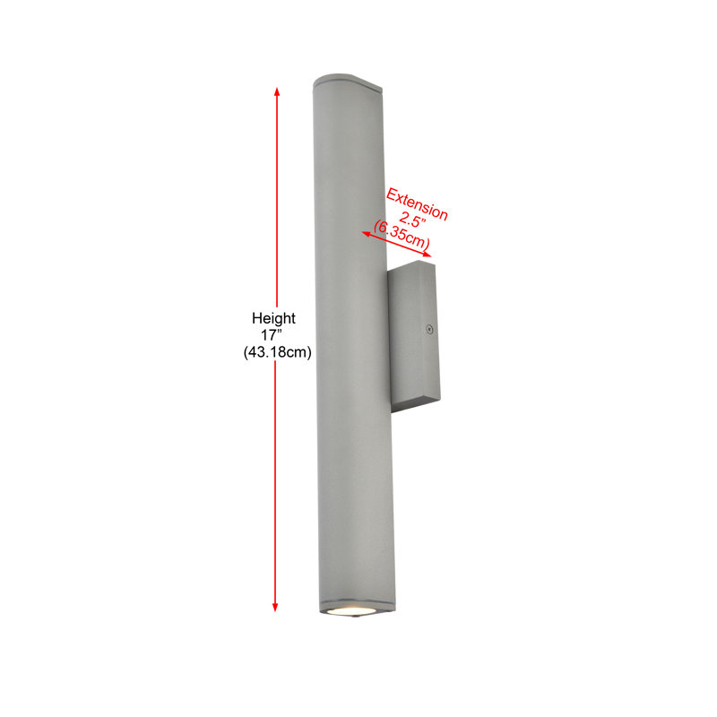 Addilynn LED Wall Light, Silver