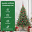 Artificial Pre-lit Christmas Tree with Ball Set-1130164431-1130164440