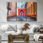 «Cobblestone Street In Old San Juan» sur toile-136348676