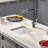 18'' L Undermount Single Bowl Granite Kitchen Sink-101596166