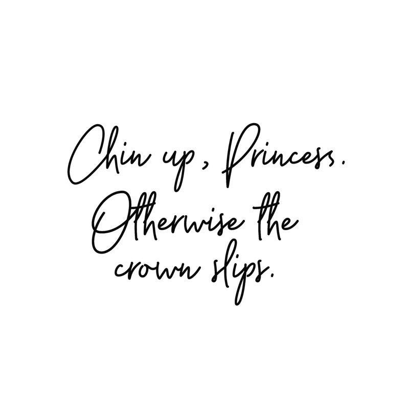 Chin Up by - on, H 12 po x l 12 po