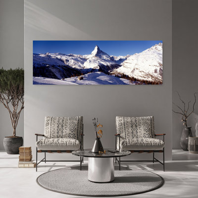 Matterhorn, Zermatt, Switzerland Peaceful Serene Tranquil Forest Landscape Wall Art