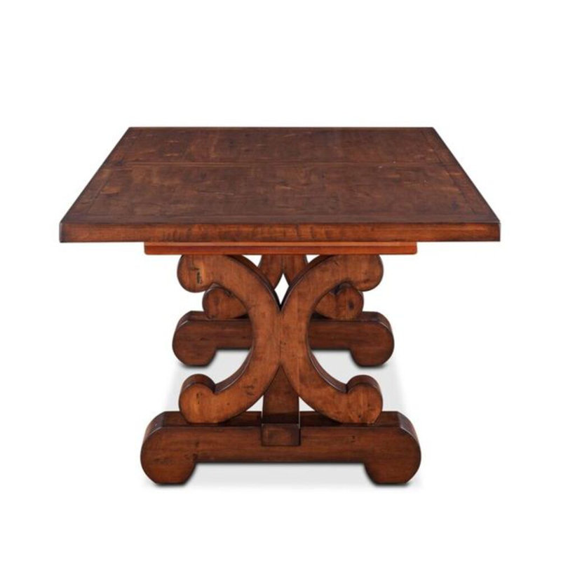 Grassroots Solid Wood Dining Table, 31"H x 110"L x 88"W