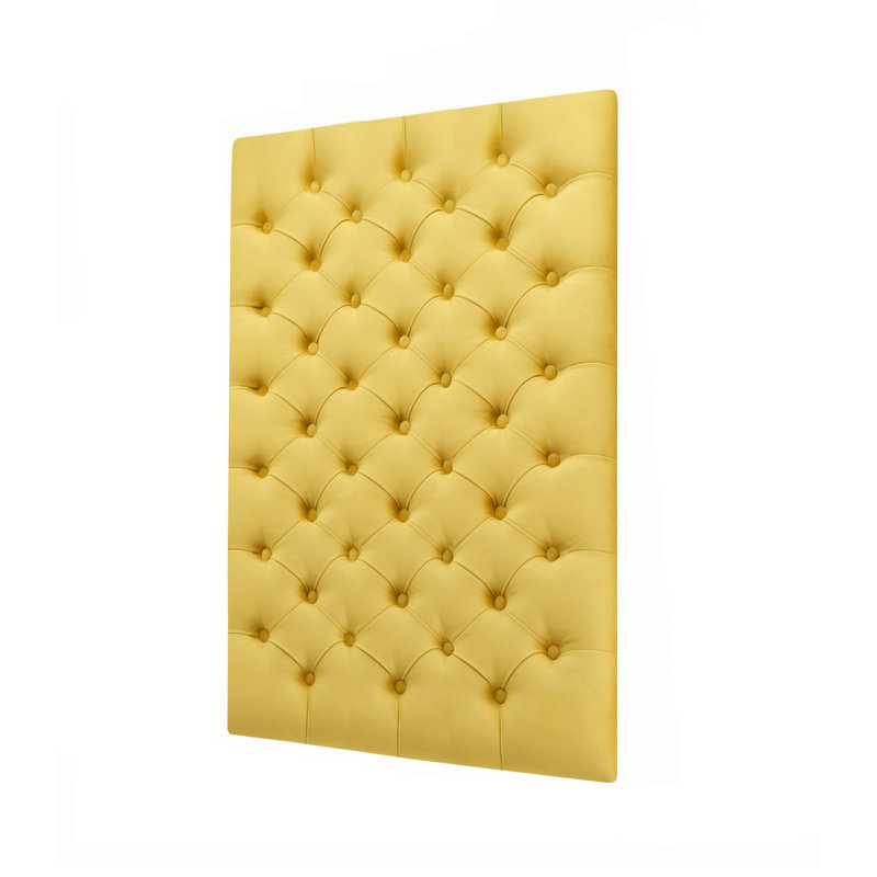 Luczak Upholstered Headboard, 100 x 45 cm, Honey
