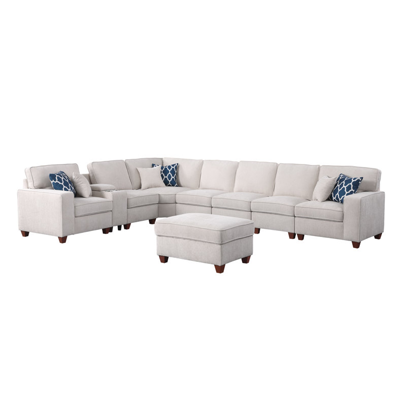 Canapé Henry Chenille, Chenille beige