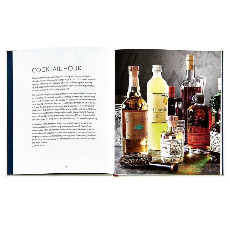 Williams Sonoma: Cocktails Modern Favorites To Make At Home Leather Bound Book