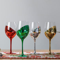 Martha Stewart Vivica 14-Ounce Stemmed White Wine Glass Set 4-Pack