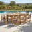 Atkin Acacia Wood Extendable Outdoor Dining Set
