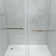 Opal Mirage MCOCOD 70-76.75"W x 76"H Double Sliding Frameless Soft Close Shower Door with 3/8"(10mm)Clear Glass