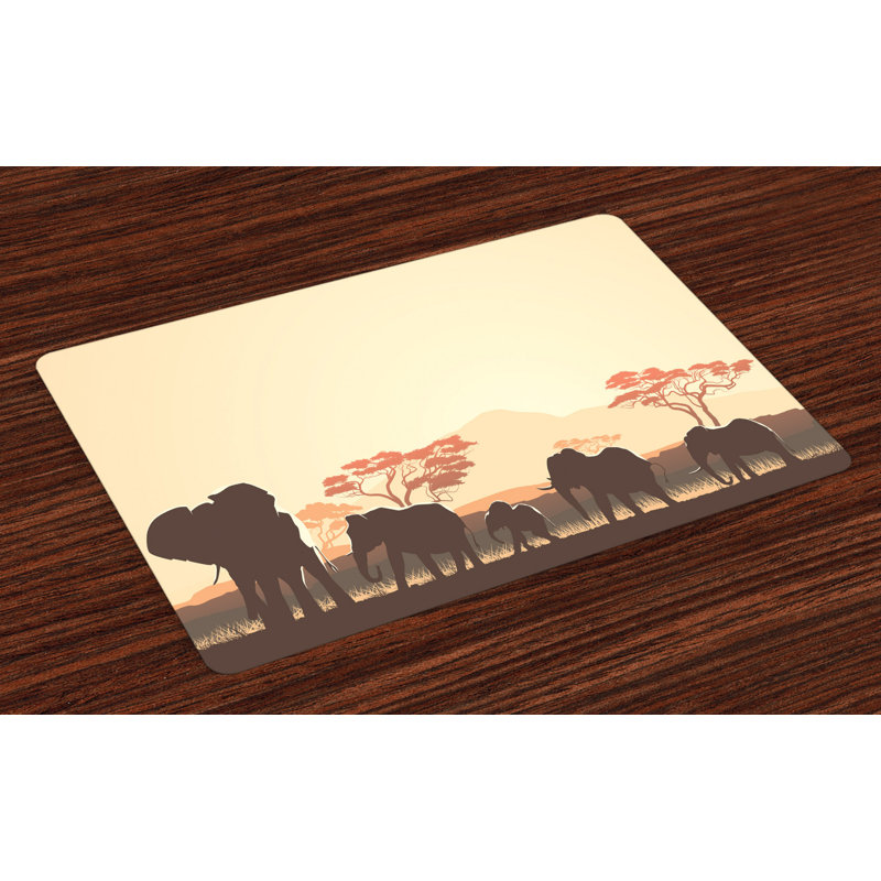 Mccool Africa Safari Elephant Placemat