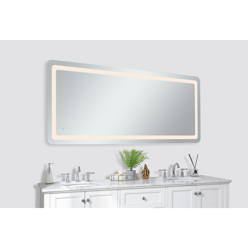 Miroir mural Juliane, Rectangle, 72 po x 30 po